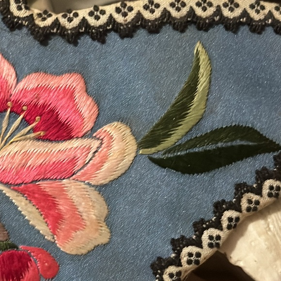 Free With $25 Purchase-Butterfly Purse-Mini Slip Top Open-Cloth-GUC - Picture 3 of 14